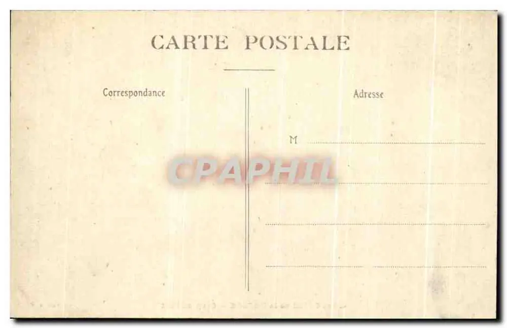As COTES da MANCHE — Coup de Vent — Coll. A P. - Verso
