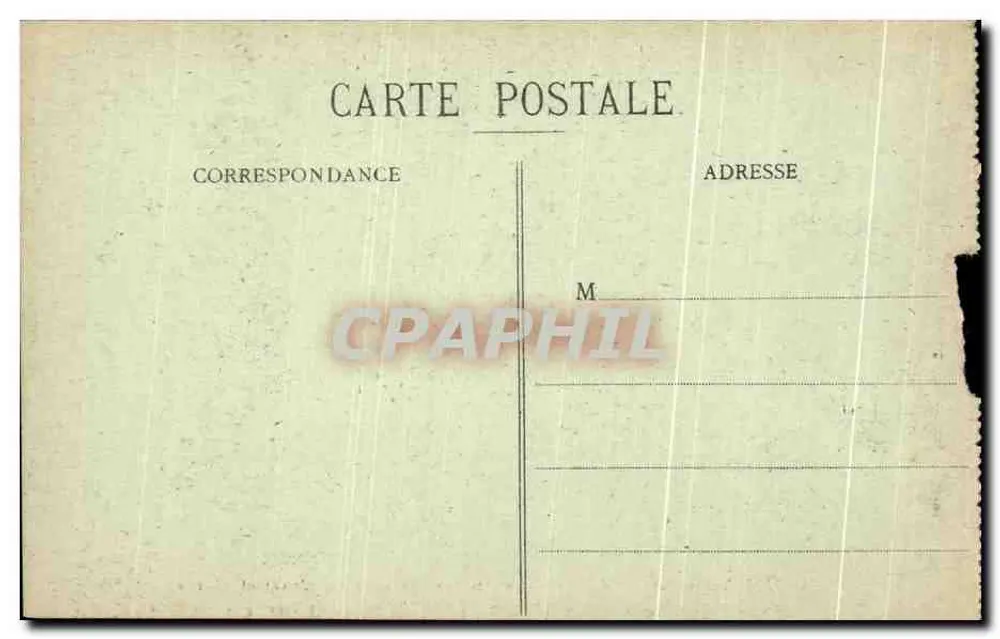 Reims — Nordfassade der Kathedrale nach den Bombenangriffen 1914-18 — Verlag: La Cathédrale, n°10 - Rückseite