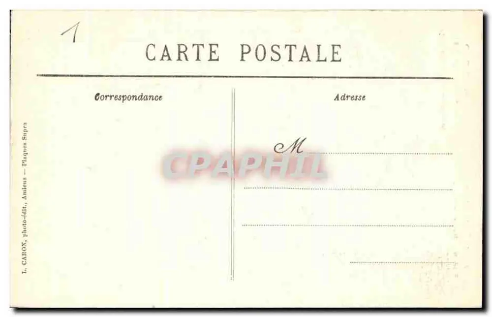 Amiens — Tympan des Portals der Goldenen Jungfrau — Objectif LaCOUR-BERTHILHT - Rückseite
