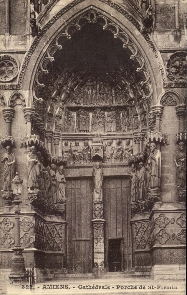 Amiens - Kathedrale - Portal von St-Firmin - Vorderseite