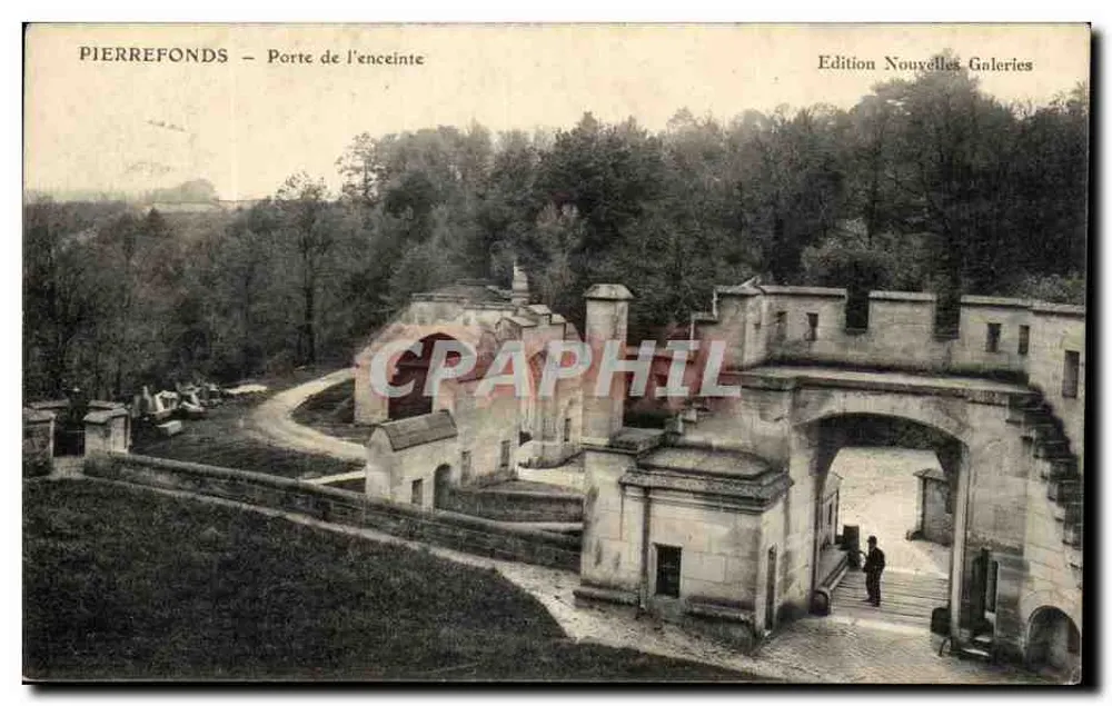 Pierrefonds — Porta da muralha — Edição Nouvelles Galeries - Frente