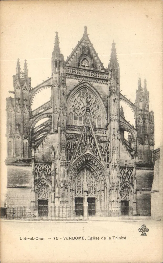 Vendôme - Igreja da Trindade — Loir-et-Cher 75 - Frente