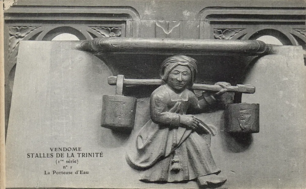 Vendôme - Stalle della Trinité — La Porta d'Acqua — 1ª serie, n° 1 - Recto