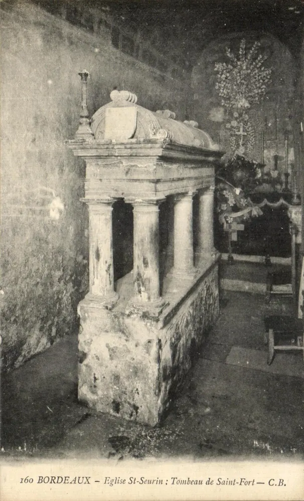 Bordeaux - Kirche Saint-Seurin: Grabmal des Saint-Fort — C.B. - Vorderseite