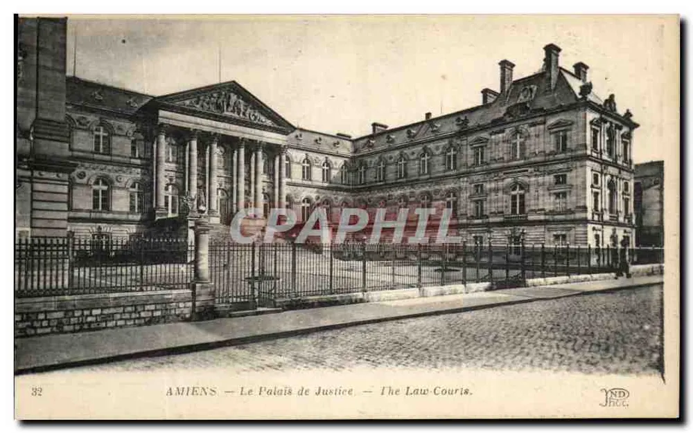 Amiens — O Palácio de Justiça — The Law-Courts — NDH - Frente