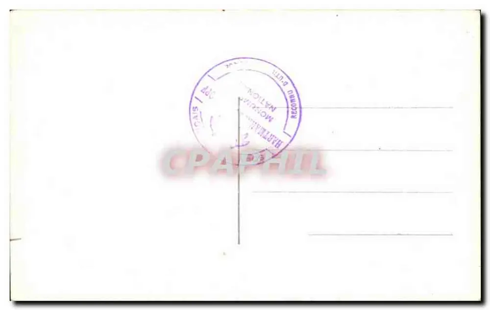 Hartmannswillerkopf — Posto militar no topo, Maschinengewehr no cume — (3540) — Armand - Verso