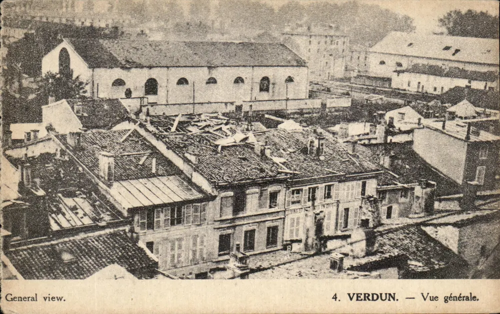 Verdun — ogólny widok — Towarzystwo wypraw artystycznych Loir i Cher - Awers