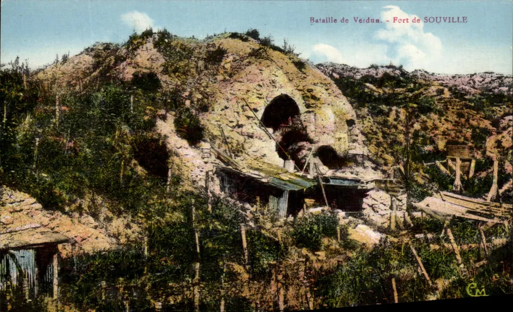 Schlacht von Verdun - Fort de SOUVILLE — Photo-Verdun Edition - Vorderseite