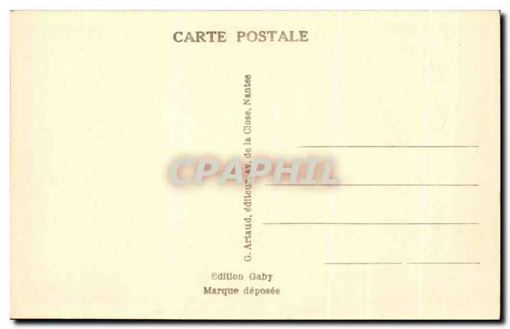 Pornichet (L-Inf.) — A Costa Selvagem — Gaby - Verso