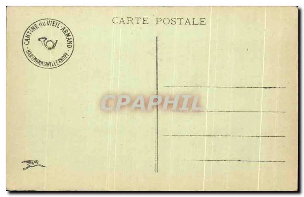 VIEIL-ARMAND (Hartmannswillerkopf) — Die Kreuz am Gipfel — Cantine du Vieil-Armand - Rückseite