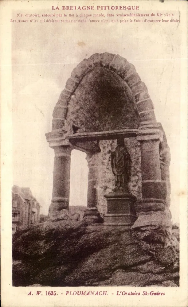 Das Oratorium Saint-Guilers in Ploumanach — A.W. 1635 - Vorderseite