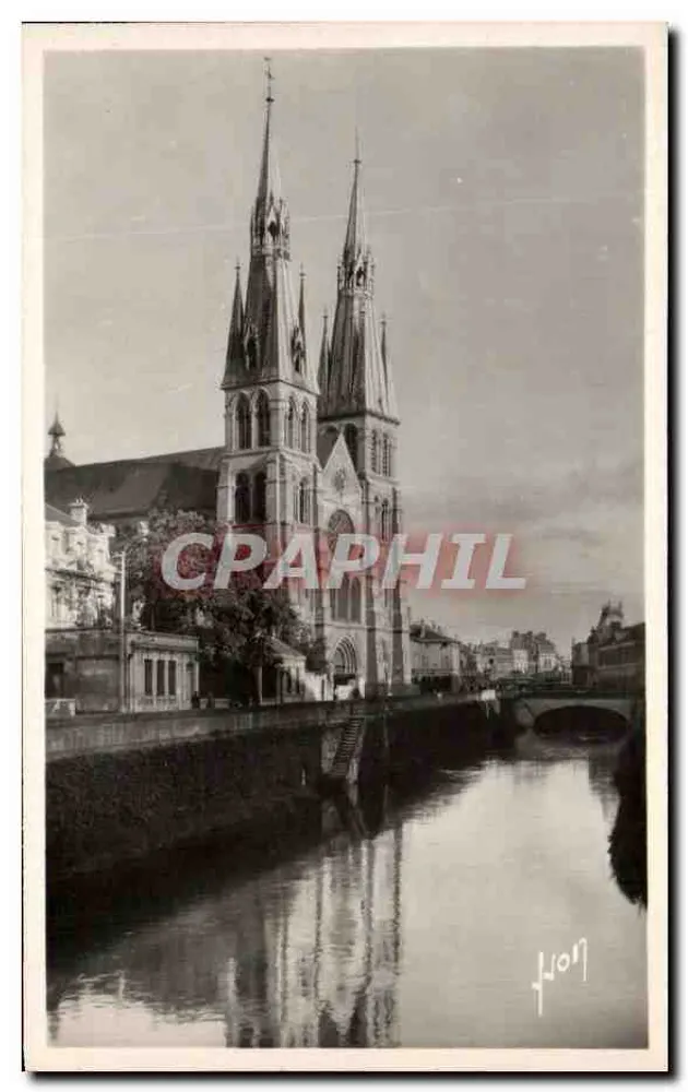 Chalons-sur-Marne — Kirche Notre-Dame und der Kanal — Éditions d'Art YVON - Vorderseite