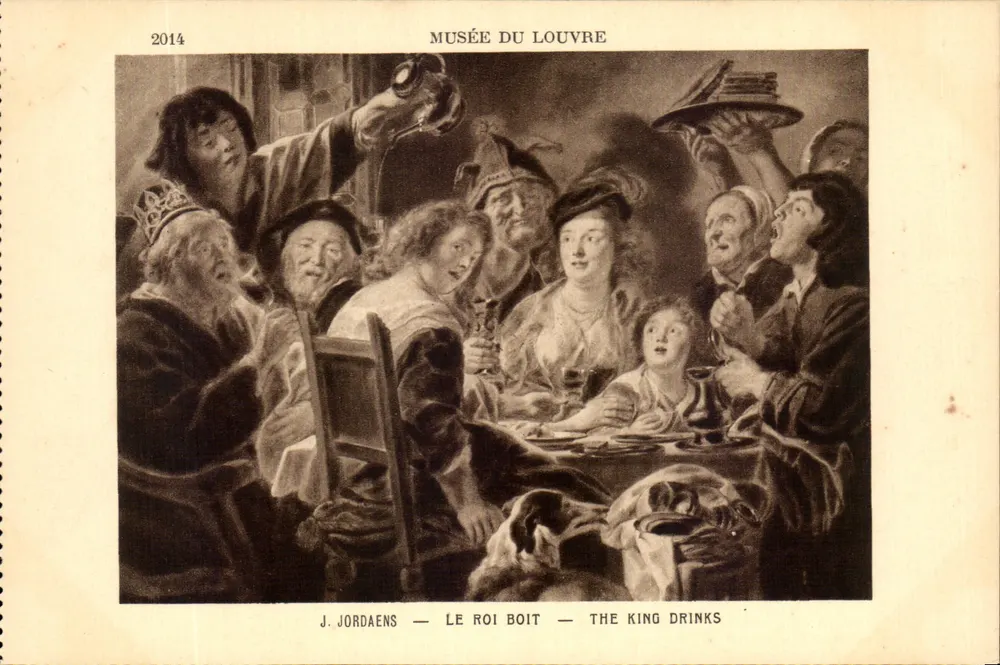 Il Re Beve — J. Jordaens — Museo del Louvre - Recto