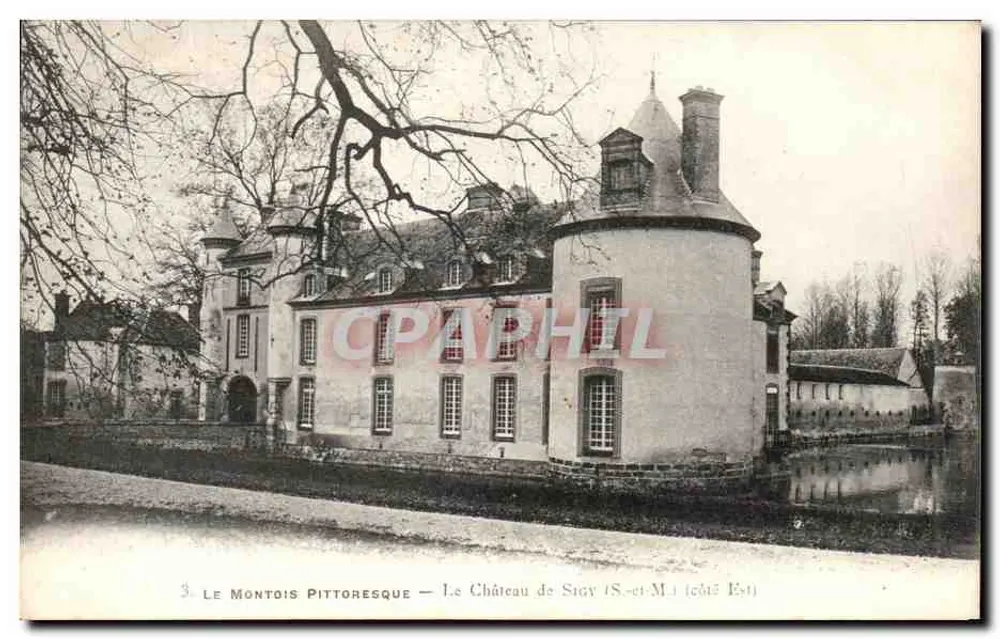 Schloss Sacy (S.-et-M.) — Ostseite — Verlag S. L. Simonet, Bury-sur-Oise - Vorderseite