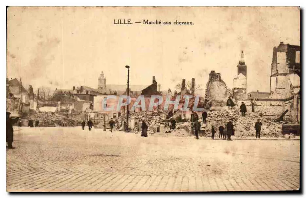 LILLE — Pferdemarkt — Verleger Decroet, Lille - Vorderseite