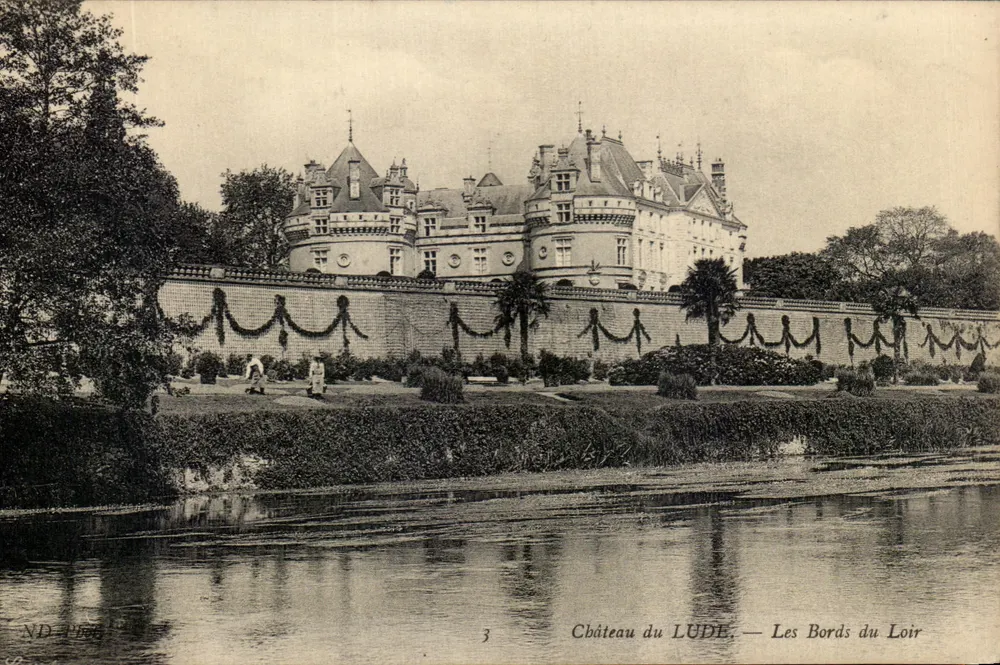 Castelo do LUDE — As Margens do Loir — ND-PHIL - Frente