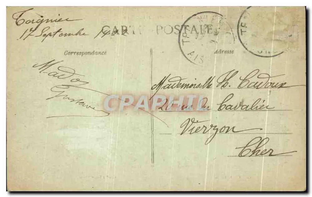 Tergnier (Aisne) — Die Werkstätten - 4. Die Sägerei — Charles Loubon - Rückseite