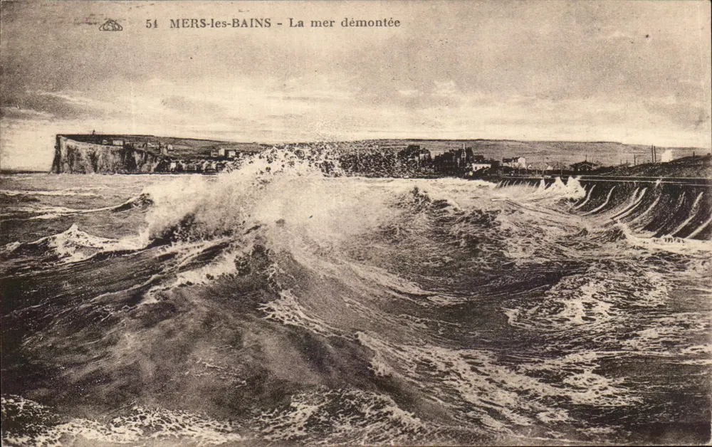 MERS-les-BAINS - O mar desmontado — editor 'Associação das Artes Primitivas' n°54 - Frente