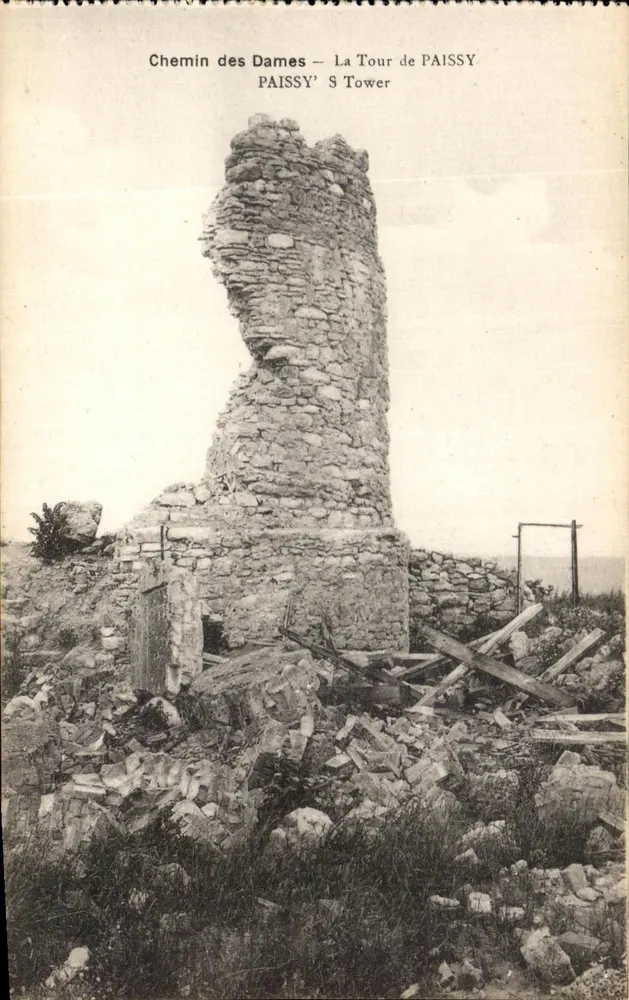 Chemin der Damen — Die Turm von PAISSY — B. Noegarde & H. Lenzat, Salses - Vorderseite