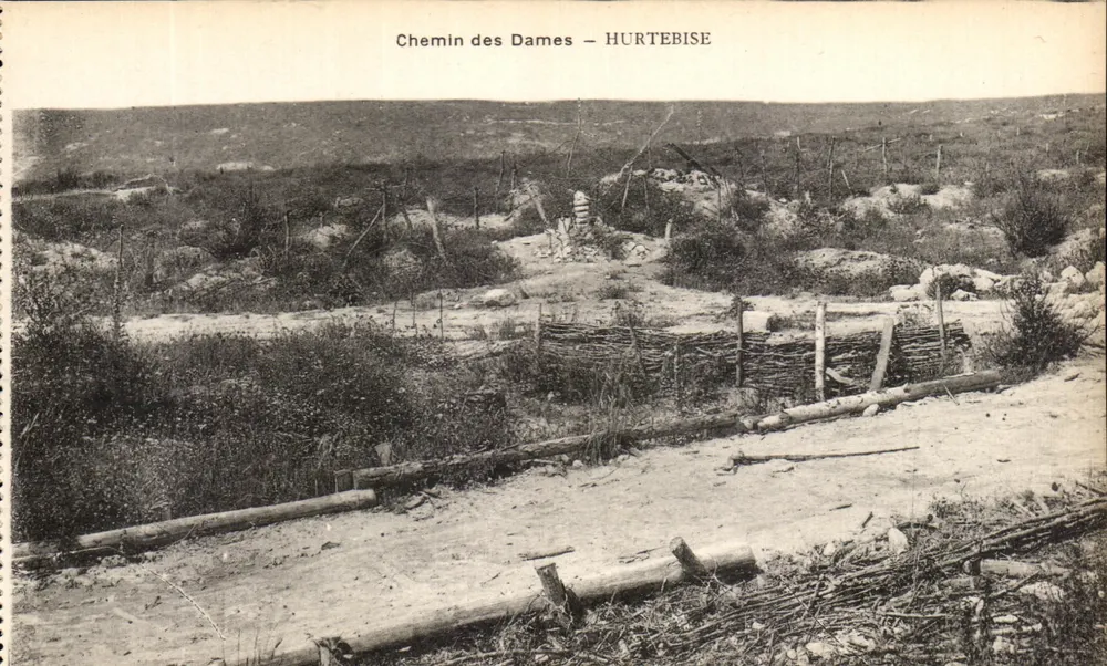 Chemin des Dames – HURTEBIZE — B. Nougaredé et H. Laurent-Suissons - Frente