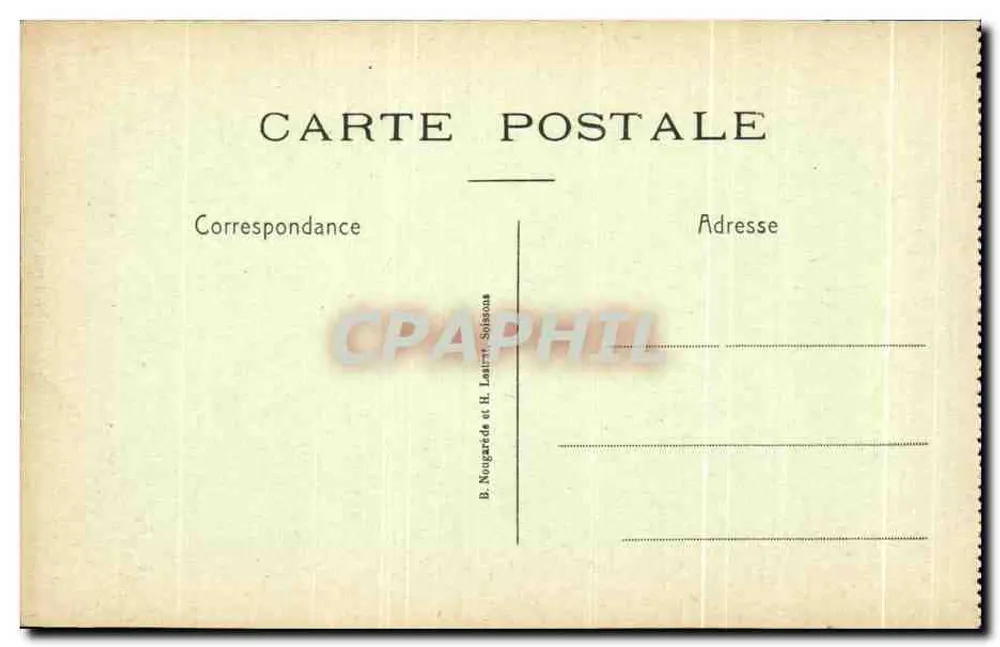 Chemin des Dames – HURTEBIZE — B. Nougaredé et H. Laurent-Suissons - Verso