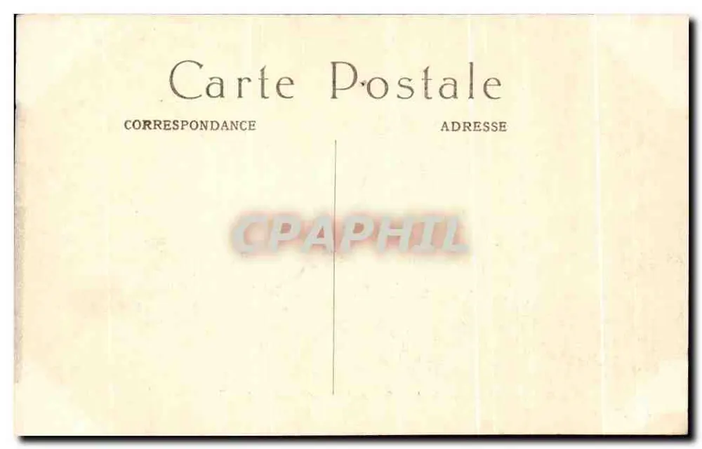 Senlis — Gebrannte Häuser 1914 — J.C., Paris - Rückseite