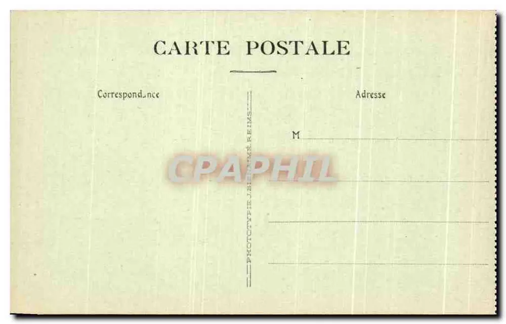 Reims in Ruinen — Rathaus — Le Michaud, Verlag — Reims - Rückseite