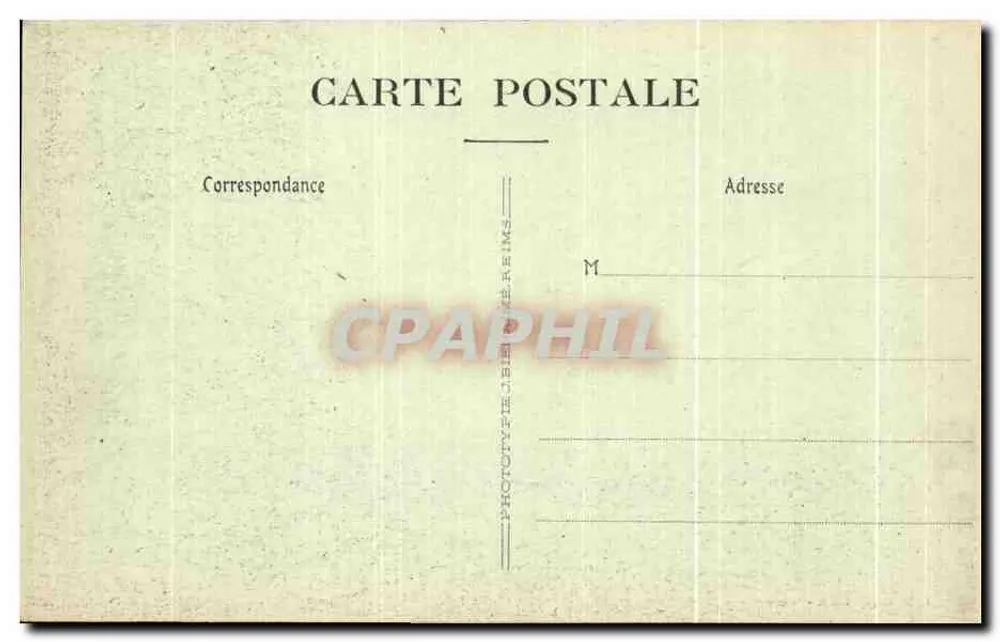 Reims in Ruinen — Rue de l'Étape — L. Michaud, Verlag — Reims - Rückseite