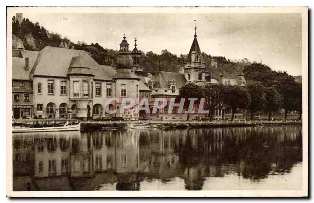 Dinant - O Hotel de Ville e a Posta — Edit. Arfo - Bruxelas, n°10 - Frente