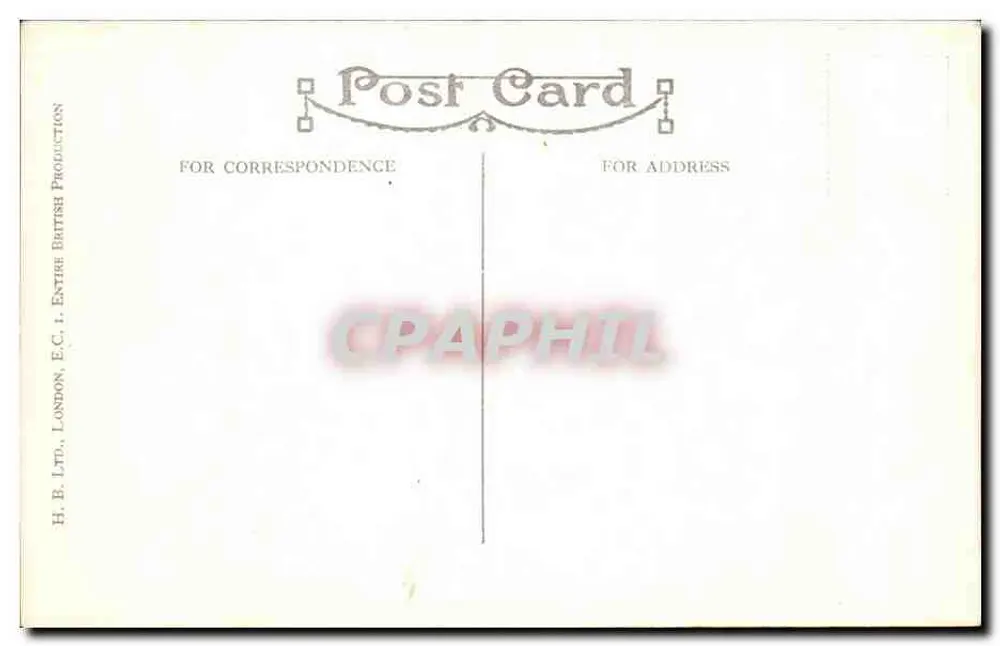 St Johns College Bridge & Bridge of Sighs, Cambridge — H.B. Ltd., London, E.C. 1 - Rückseite