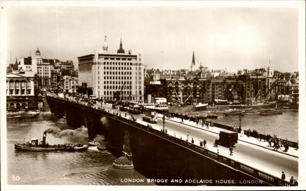 London Bridge und Adelaide House, London — Nr. 50 - Vorderseite