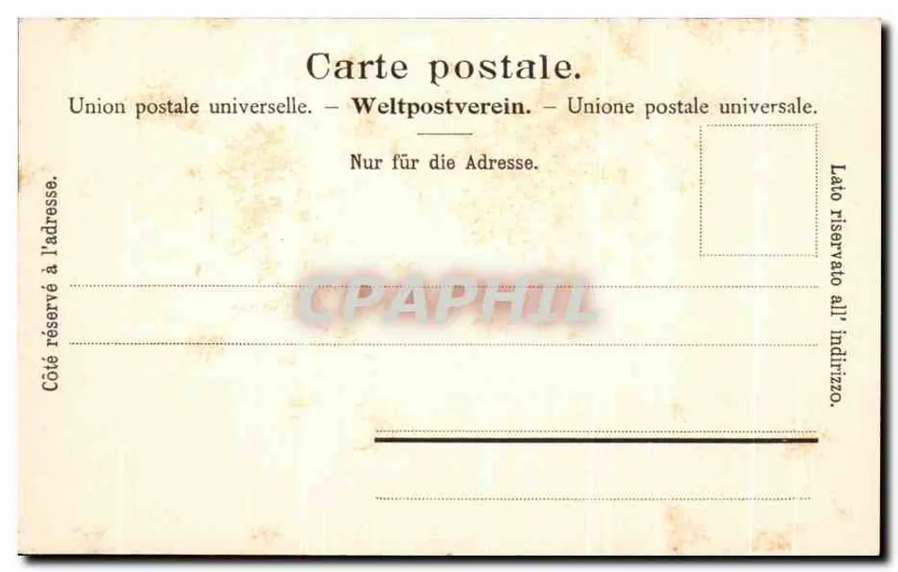 Simplonstraße — Galerie Kaltwasser — Photoglob Co. Zürich Nr. 428 - Rückseite