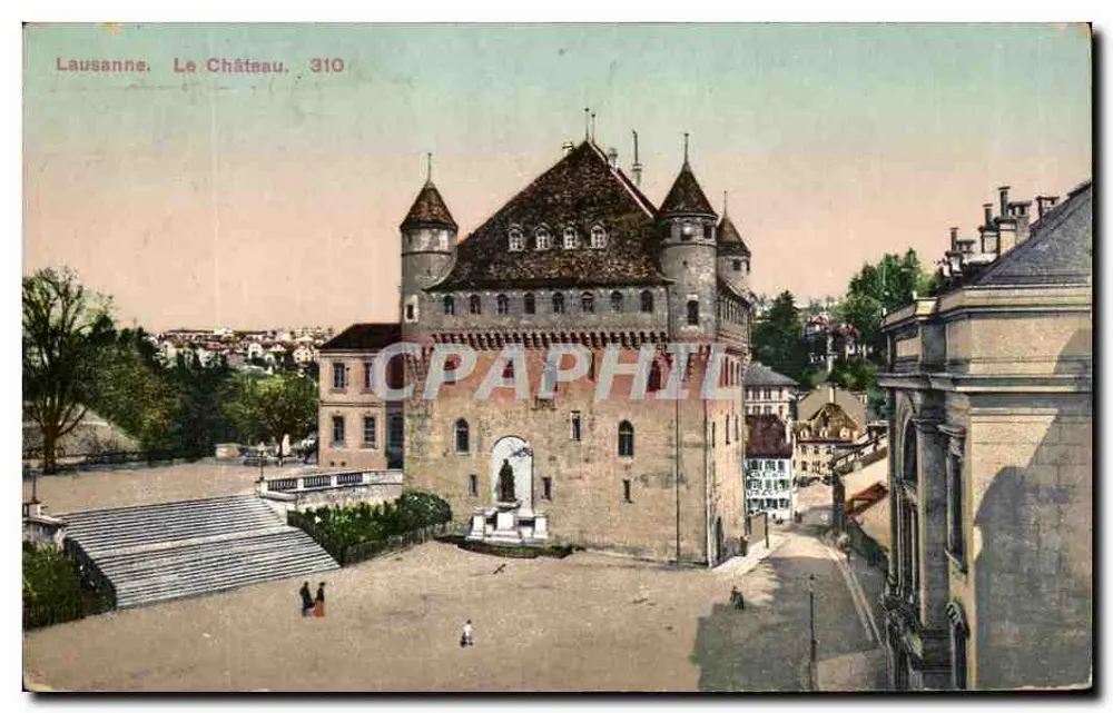 Lausanne. O Castelo. 310 — Edições Louis Dury & Cie - Frente