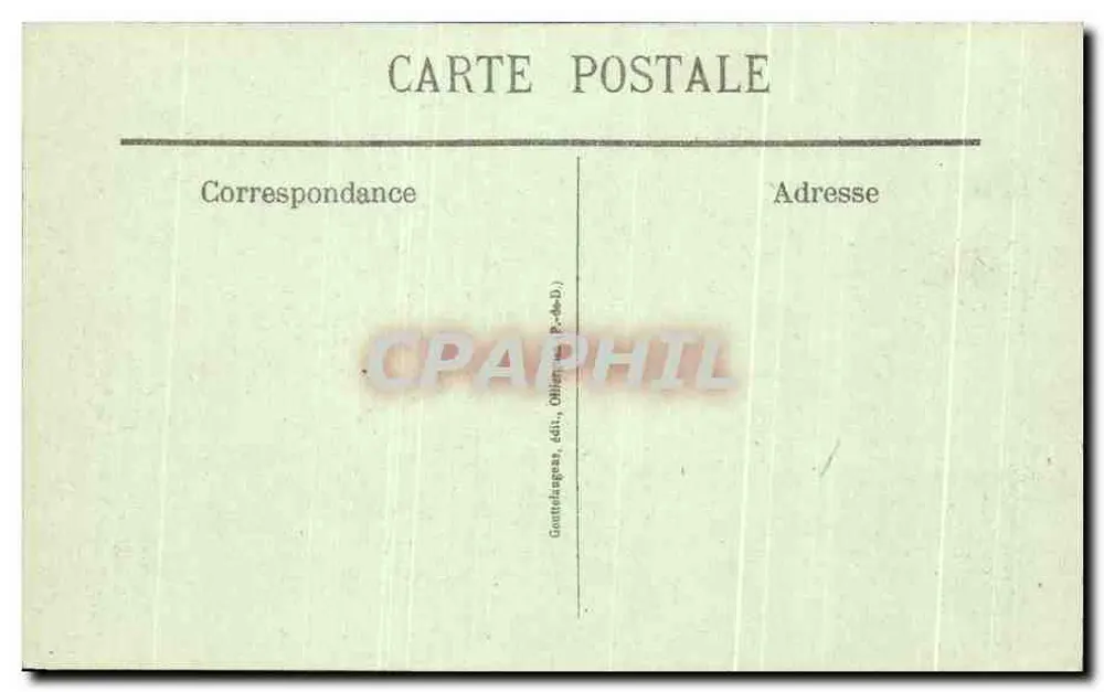 La Bourboule - Het Meer van het Park Fenestre — g. d'o. - 825 - Achterkant