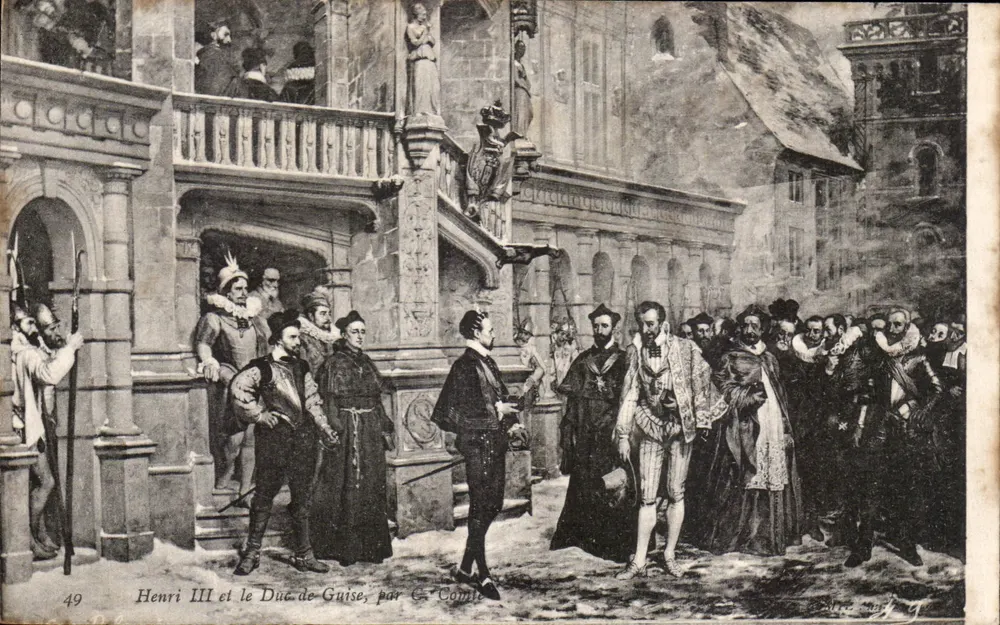 Henri III e o Duque de Guise — por G. Comte — n°49 - Frente