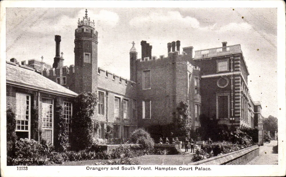Orangery and South Front — Hampton Court Palace — éditeur Gales & Pollock Printers, n° 12533 - Vorderseite