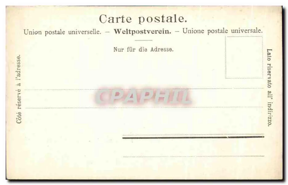 Rodovia da Axenstein - Urirothstock — Edição Photoglob Co. Zürich, n° 584 - Verso