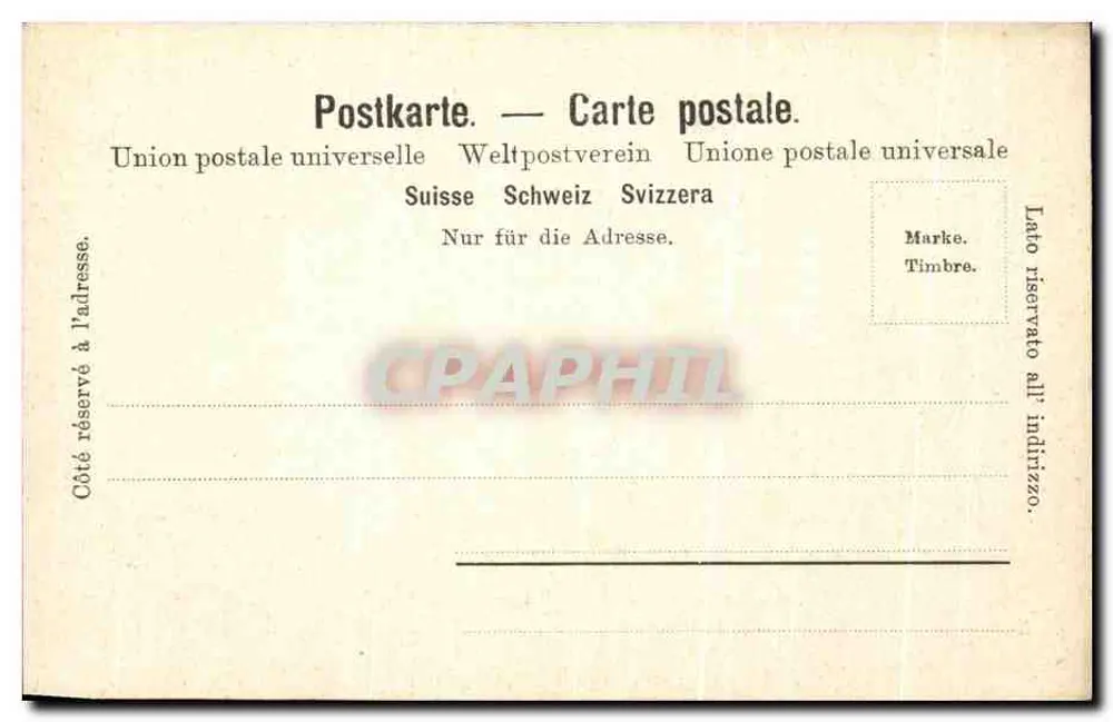 Totensee na przełęczy Grimsel — widok z 2145 m — Verlag Chr. Brennenstuhl, Meyringen - Rewers