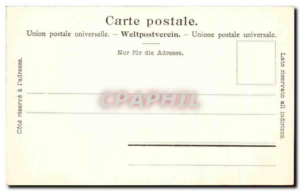 Rhône-Gletscher von der Furka-Passhöhe — Photoblos Co. Zürich n°683 - Rückseite
