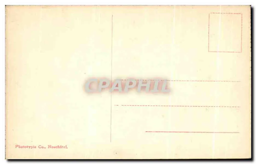 Le Grammont und die Dents d'Oche, Ansicht von Territet-Montreux — Nr. 6903 — Phototypie Co., Neuchâtel - Rückseite