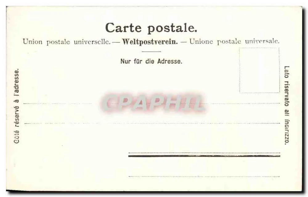St. Gotthard — Bätzbergstrasse — Fotografia Gabler, Interlaken, n° 7282 - Verso