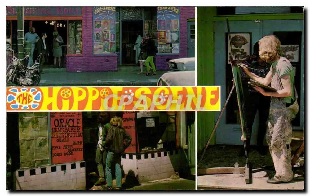 Haight-Ashbury Szene — San Francisco, Kalifornien — E. F. Clements Roberts, C22916 - Vorderseite