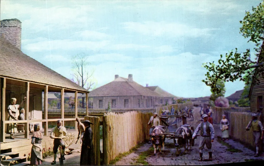 Ste Geneviève — Die Stadt Ste Geneviève im Jahr 1797 — Technic Bros. Inc. Boston, USA - Vorderseite