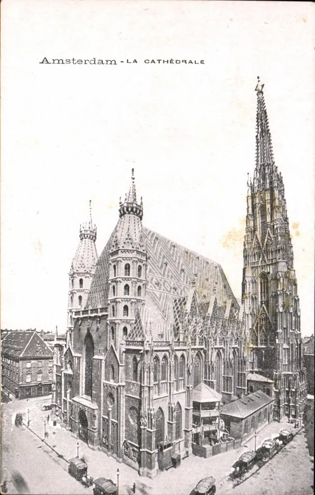 Amsterdam - A CATEDRAL — editor não visível - Frente