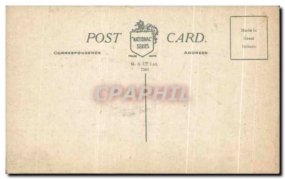 O Monumento, Londres — vista urbana — National Correspondence M. & Co. Ltd. n°7501 - Verso