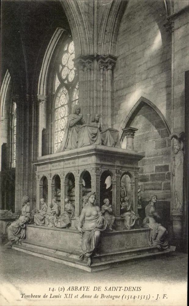 Grab von Ludwig XII. und Anne von Bretagne (1514-1515) — Abtei Saint-Denis — J. F. (n°14) - Vorderseite
