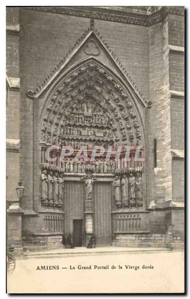 Amiens — Der Große Portal der Goldenen Jungfrau - Vorderseite