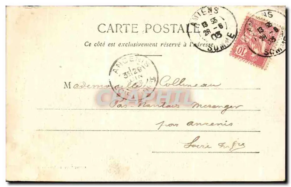 Amiens - Kathedrale - Das weinende Kind - Meisterwerk von Blasset - Rückseite