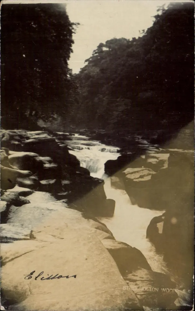 Cascate di Elidors — Bolton Woods — Editore Elidors, n°50 - Recto