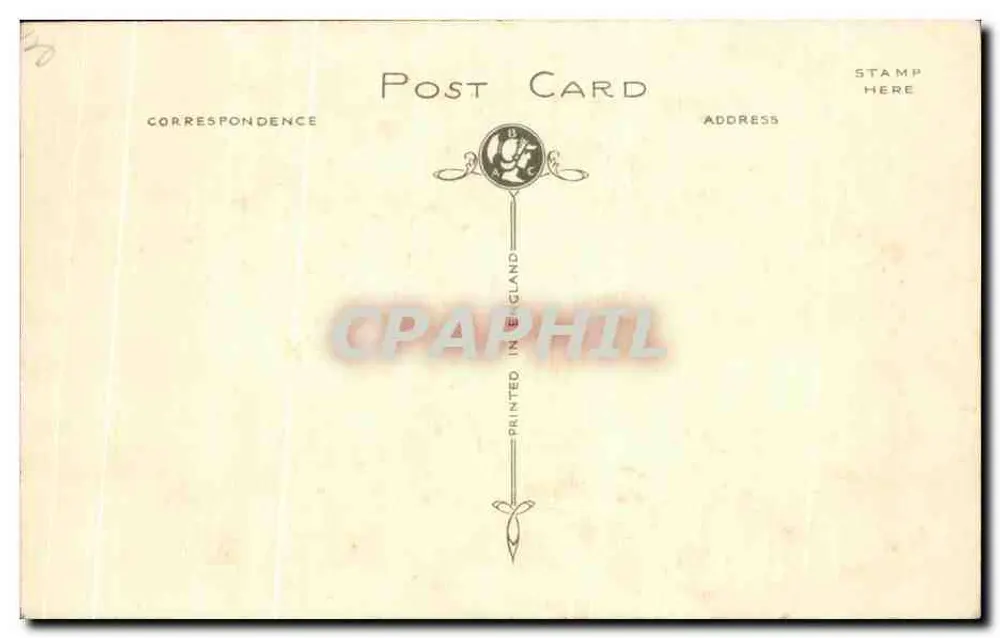 Abadia de Westminster — desenho a tinta — Majorie C. Bates - Verso